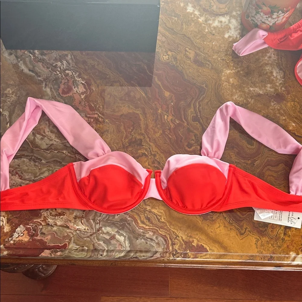 Cupshe Bold Red and Pink Bikini - Picture 4 of 7